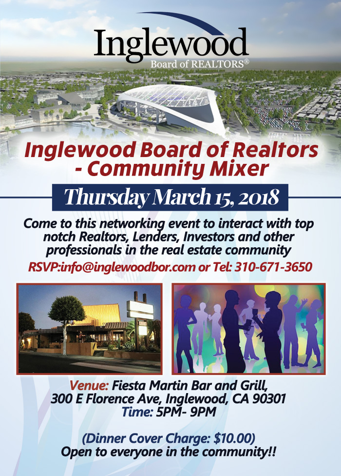 Inglewood Board of Realtors Community Mixer LifeAndTimes News